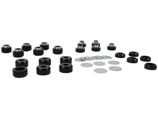 Whiteline 1997-2006 Jeep Wrangler Body Mount Bushing Set Whiteline Bushing Kits  AXOPROS