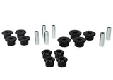 Whiteline 1999-2018 Chevrolet Silverado 1500 Spring - Eye Front/Rear And Shackle Bushing Whiteline Spring Insulators  AXOPROS