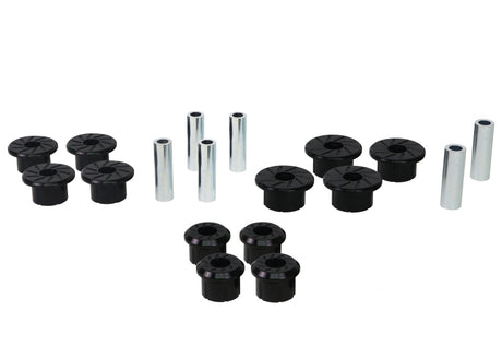 Whiteline 1999-2018 Chevrolet Silverado 1500 Spring - Eye Front/Rear And Shackle Bushing Whiteline Spring Insulators  AXOPROS