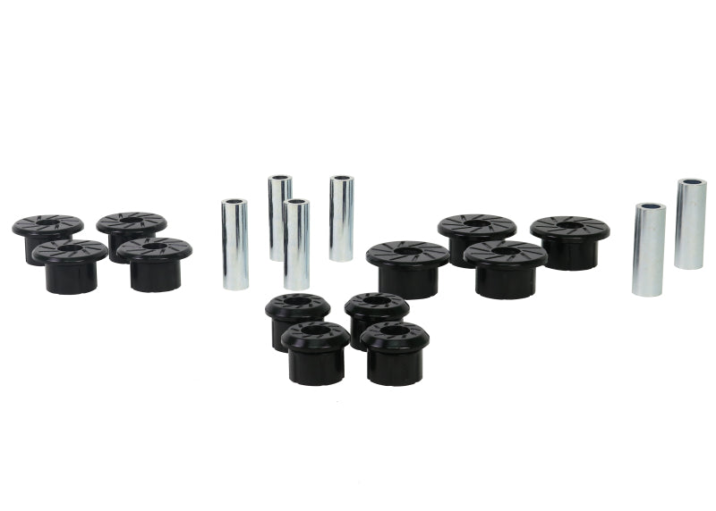 Whiteline 1999-2018 Chevrolet Silverado 1500 Spring - Eye Front/Rear And Shackle Bushing Whiteline Spring Insulators  AXOPROS