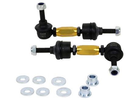 Whiteline 2012+ Ford Focus ST Rear Adjustable Heavy Duty Sway Bar Link Kit Whiteline Sway Bar Endlinks  AXOPROS