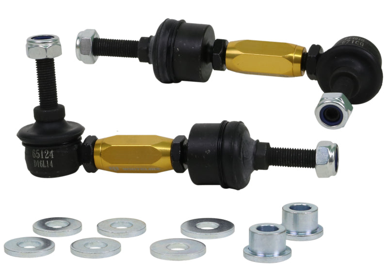 Whiteline 2012+ Ford Focus ST Rear Adjustable Heavy Duty Sway Bar Link Kit Whiteline Sway Bar Endlinks  AXOPROS