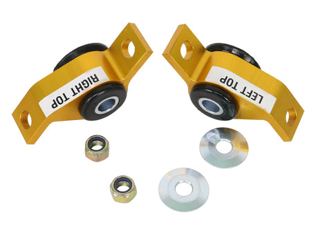 Whiteline 93-00 Subaru Impreza Non-Turbo Front Lower control arm anti-dive caster kit Whiteline Bushing Kits  AXOPROS