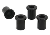 Whiteline Plus 12/05+ Nissan Frontier/XTerra Rear Spring Shackle Bushing Whiteline Spring Insulators  AXOPROS