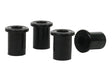 Whiteline Plus 12/05+ Nissan Frontier/XTerra Rear Spring Shackle Bushing Whiteline Spring Insulators  AXOPROS