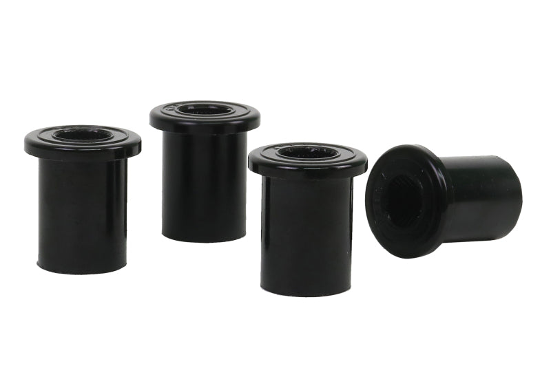 Whiteline Plus 12/05+ Nissan Frontier/XTerra Rear Spring Shackle Bushing Whiteline Spring Insulators  AXOPROS