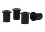 Whiteline Plus 12/05+ Nissan Frontier/XTerra Rear Spring Shackle Bushing Whiteline Spring Insulators  AXOPROS