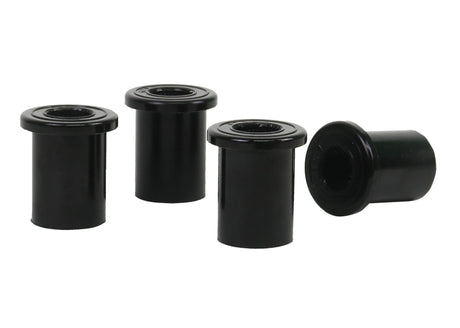 Whiteline Plus 12/05+ Nissan Frontier/XTerra Rear Spring Shackle Bushing Whiteline Spring Insulators  AXOPROS