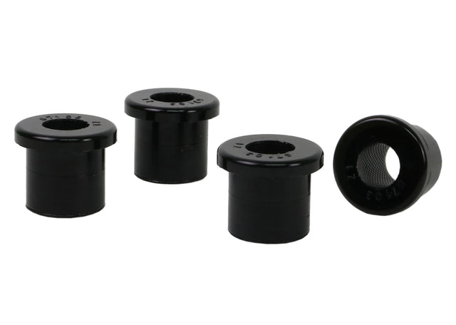 Whiteline Plus 12/05+ Nissan Frontier/XTerra Spring - Eye Rear Bushing Whiteline Spring Insulators  AXOPROS
