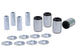 Whiteline Plus 12/05+ Nissan Pathfinder / XTerra Front Lower Inner Control Arm Bushing Kit Whiteline Bushing Kits  AXOPROS