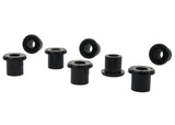 Whiteline Plus 86-11/05 Toyota Frontier / 2/97-11/05 XTerra Rear Spring - Eye Rear & Shackle Bushing Whiteline Spring Insulators  AXOPROS