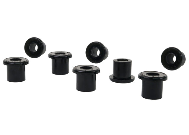 Whiteline Plus 86-11/05 Toyota Frontier / 2/97-11/05 XTerra Rear Spring - Eye Rear & Shackle Bushing Whiteline Spring Insulators  AXOPROS
