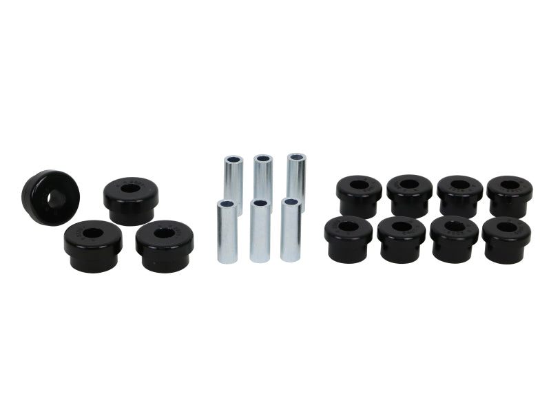 Whiteline Plus 88-00 Honda Civic / 88-9/95 CRX Rear Control Arm - Lower Inner & Outer Bushing Kit Whiteline Bushing Kits  AXOPROS