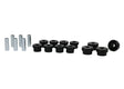 Whiteline Plus 88-00 Honda Civic / 88-9/95 CRX Rear Control Arm - Lower Inner & Outer Bushing Kit Whiteline Bushing Kits  AXOPROS