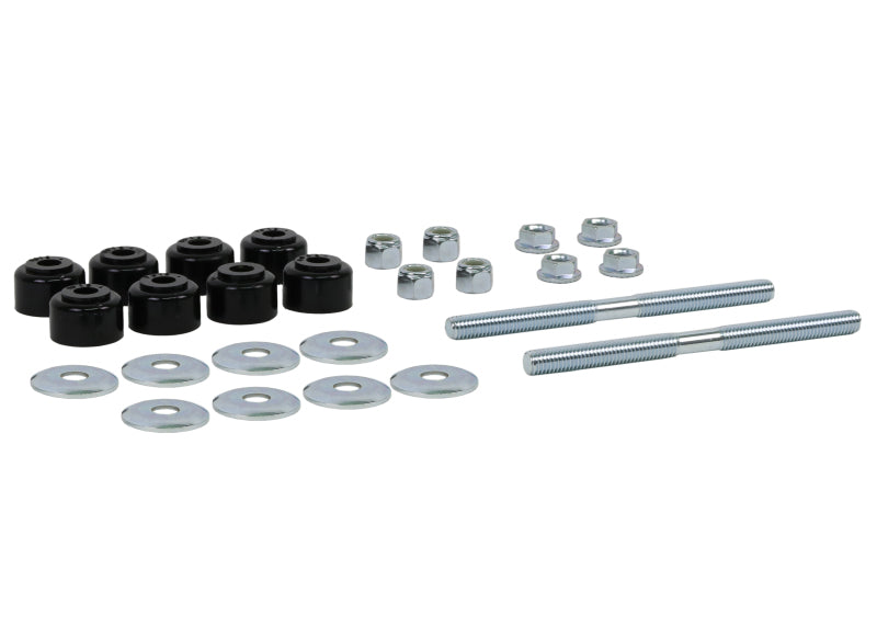 Whiteline Plus Universal Sway Bar Link Threaded Rod w/ Poly Bushes 140mm Whiteline Sway Bar Endlinks  AXOPROS