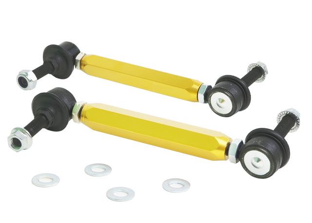 Whiteline Universal Sway Bar End Link Kit - 175-200mm Heavy Duty Adjustable - 10mm Ball Studs Whiteline Sway Bar Endlinks  AXOPROS