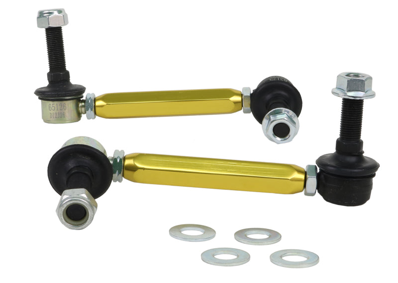 Whiteline Universal Sway Bar - Link Assembly Heavy Duty 150mm-175mm Adjustable Steel Ball Whiteline Sway Bar Endlinks  AXOPROS
