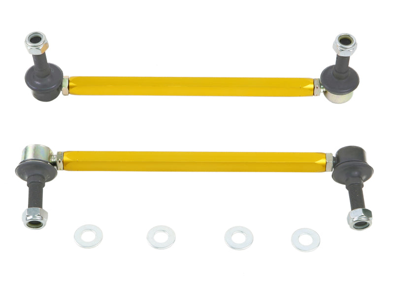 Whiteline Universal Sway Bar - Link Assembly Heavy Duty Adjustable Steel Ball Whiteline Sway Bar Endlinks  AXOPROS