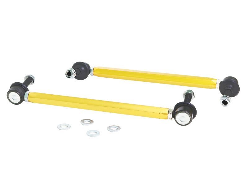 Whiteline Universal Swaybar Link Kit 270mm-295mm Heavy Duty Adjustable 10mm Ball/Ball Style Whiteline Sway Bar Endlinks  AXOPROS
