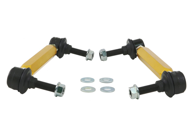 Whiteline Universal Swaybar Link Kit-Heavy Duty Adjustable 10mm Ball Joint Whiteline Sway Bar Endlinks  AXOPROS