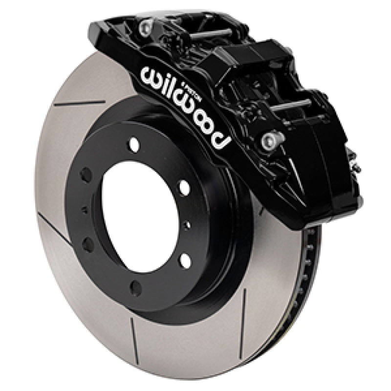 Wilwood 15-21 Toyota 4Runner Aero6-DM Black Front Brake Kit - Slotted Wilwood Big Brake Kits  AXOPROS