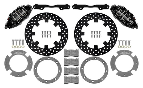 Wilwood 17-21 Can-Am X3RS Black 6-Piston Rear Kit 11.25in - Drilled Rotors Wilwood Brake Kits - Performance Drill  AXOPROS