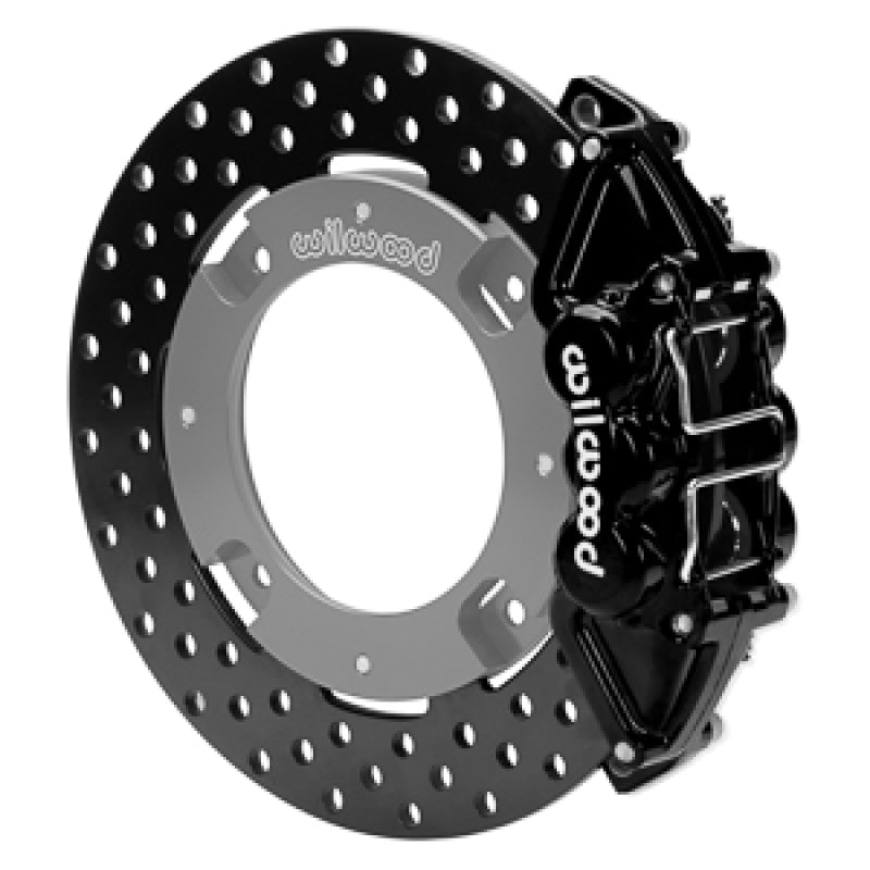 Wilwood 17-21 Can-Am X3RS Black 6-Piston Rear Kit 11.25in - Drilled Rotors Wilwood Brake Kits - Performance Drill  AXOPROS