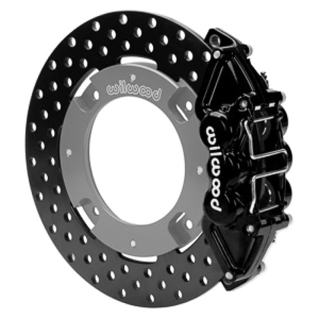 Wilwood 17-21 Can-Am X3RS Black 6-Piston Rear Kit 11.25in - Drilled Rotors Wilwood Brake Kits - Performance Drill  AXOPROS