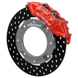 Wilwood 17-21 Can-Am X3RS Red 6-Piston Front Kit 11.25in - Drilled Rotors Wilwood Brake Kits - Performance Drill  AXOPROS