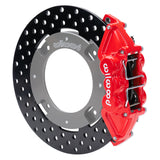 Wilwood 17-21 Can-Am X3RS Red 6-Piston Rear Kit 11.25in - Drilled Rotors Wilwood Brake Kits - Performance Drill  AXOPROS