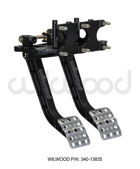 Wilwood Adjustable Dual Pedal - Brake / Clutch - Rev. Swing Mount - 5.1:1 Wilwood Pedals  AXOPROS