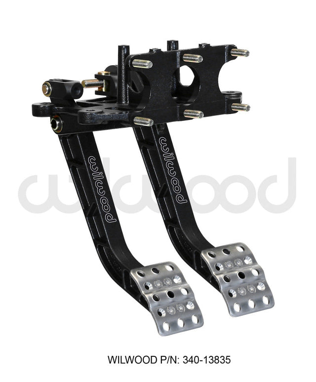 Wilwood Adjustable Dual Pedal - Brake / Clutch - Rev. Swing Mount - 5.1:1 Wilwood Pedals  AXOPROS