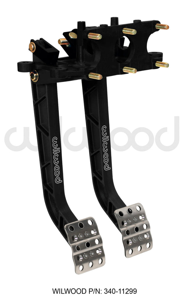 Wilwood Adjustable Dual Pedal - Brake / Clutch - Rev. Swing Mount - 6.25:1 Wilwood Pedals  AXOPROS