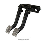 Wilwood Adjustable-Tandem Dual Pedal - Brake / Clutch - Fwd. Swing Mount - 6.25:1 - Black E-Coat Wilwood Pedals  AXOPROS