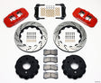 Wilwood AERO4 RearTruck Kit 14.25in Drill Red 1999-2010 GM 1500-SUV 1 Piston OE Caliper Wilwood Big Brake Kits  AXOPROS