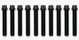 Wilwood Bolt Kit 1/2-20x3.00 LG 12 PTCS - 10 Pack Black Wilwood Brake Hardware  AXOPROS
