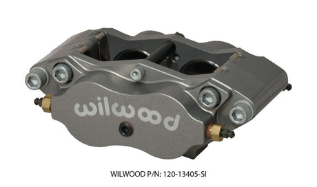 Wilwood Caliper-Billet Narrow Dynalite Radial Mount 1.75in Piston/.38in Disc Wilwood Brake Calipers - Perf  AXOPROS