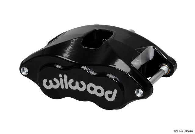 Wilwood Caliper-D52-Black Pwdr 2.00/2.00in Pistons 1.28in Disc Wilwood Brake Calipers - Perf  AXOPROS