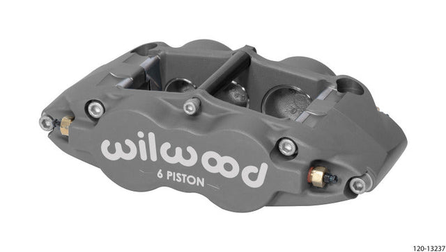 Wilwood Caliper-Forged Superlite 6R-R/H 1.62/1.12/1.12in Pistons 0.81in Disc Wilwood Brake Calipers - Perf  AXOPROS