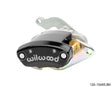 Wilwood Caliper - MC4 Mechanical Left Hand - Black 1.19in Piston 1.10in Rotor - Black Wilwood Brake Calipers - Perf  AXOPROS