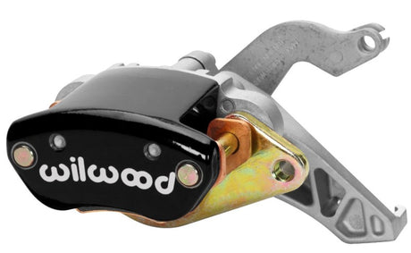 Wilwood Caliper-MC4 Mechanical-R/H - Black w/ Logo 1.19in Piston .81in Disc Wilwood Brake Calipers - Perf  AXOPROS