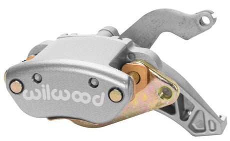 Wilwood Caliper-MC4 Mechanical-R/H - Silver No Logo 1.19in Piston .81in Disc Wilwood Brake Calipers - Perf  AXOPROS