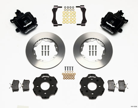 Wilwood Combination Parking Brake Rear Kit 11.00in Civic / Integra Disc 2.39 Hub Offset Wilwood Brake Calipers - Perf  AXOPROS
