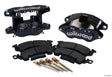 Wilwood D52 Front Caliper Kit - Black Pwdr 2.00 / 2.00in Piston 1.28in Rotor Wilwood Big Brake Kits  AXOPROS