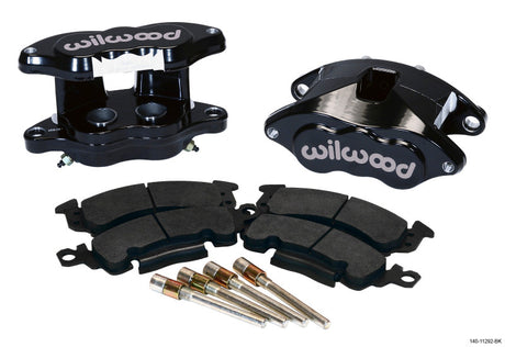 Wilwood D52 Rear Caliper Kit - Black Pwdr 1.25 / 1.25in Piston 1.28in Rotor Wilwood Big Brake Kits  AXOPROS