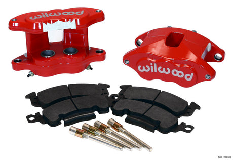 Wilwood D52 Rear Caliper Kit - Red 1.25 / 1.25in Piston 1.04in Rotor Wilwood Big Brake Kits  AXOPROS