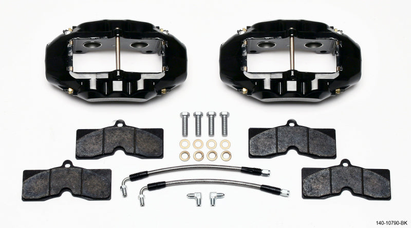 Wilwood D8-4 Rear Caliper Kit Black Corvette C2 / C3 65-82 Wilwood Big Brake Kits  AXOPROS
