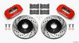 Wilwood DPHA Front Caliper & Rotor Kit Drill Red Honda / Acura w/ 262mm OE Rotor Wilwood Big Brake Kits  AXOPROS