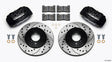 Wilwood DPHA Front Caliper & Rotor Kit Drilled Honda / Acura w/ 262mm OE Rotor Wilwood Big Brake Kits  AXOPROS