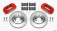 Wilwood DPHA Front Caliper & Rotor Kit Red Honda / Acura w/ 262mm OE Rotor Wilwood Big Brake Kits  AXOPROS